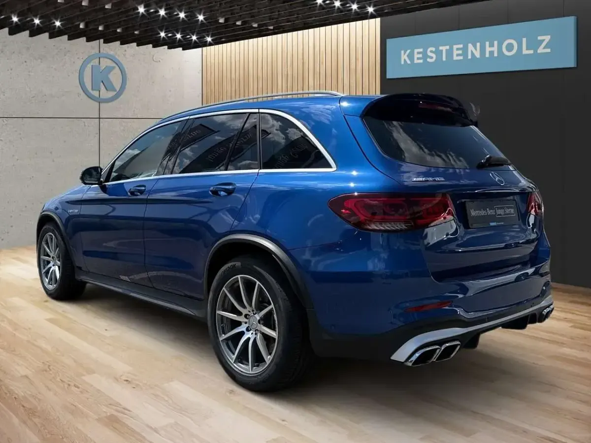 Gebraucht Mercedes GLC63 AMG AMG 476 PS (350 kW) 2021 Spektralblau SUV
