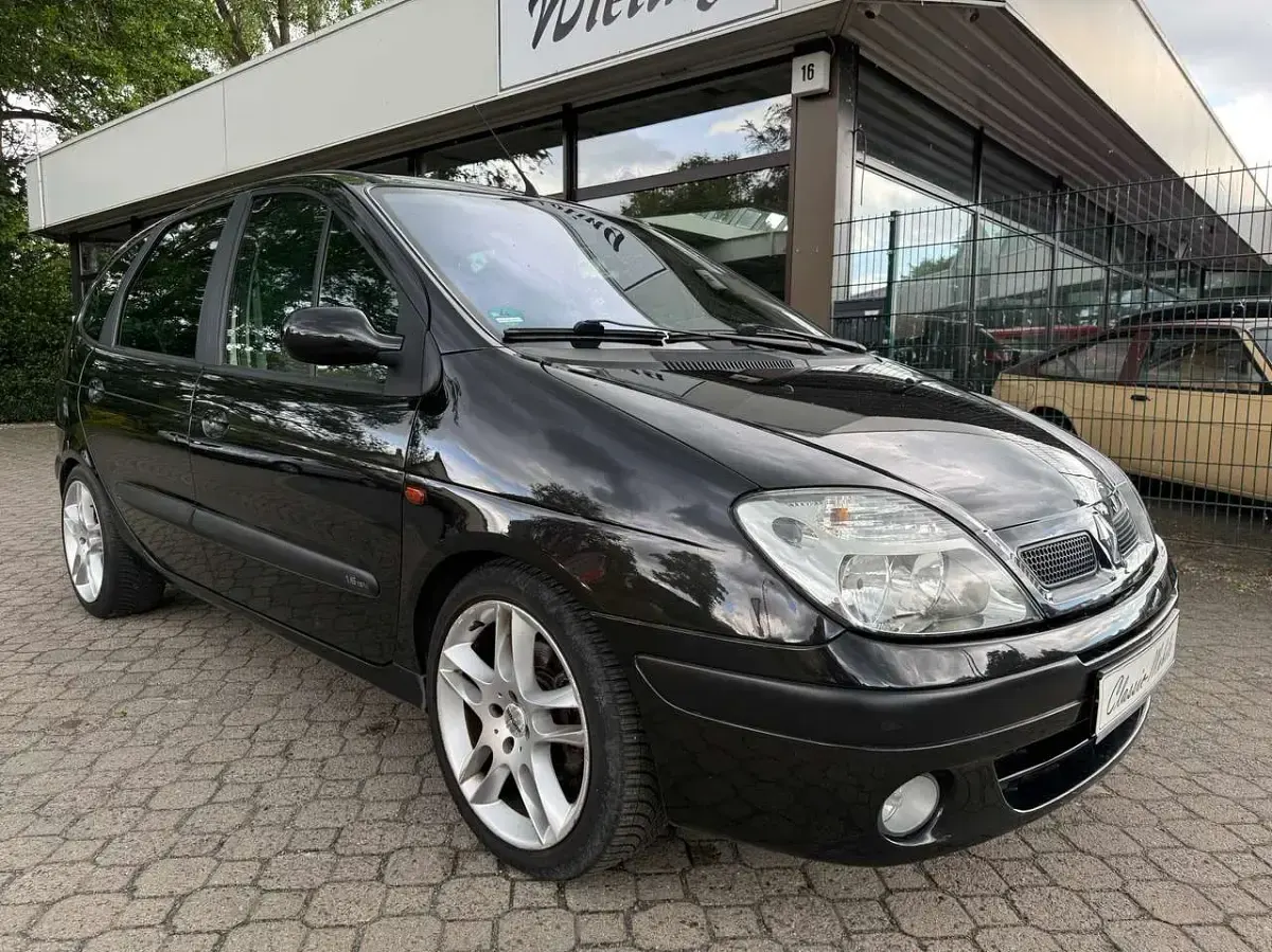Gebraucht Renault Scénic II Expression 107 PS (78 kW) 2003 Schwarz Van / Kleinbus