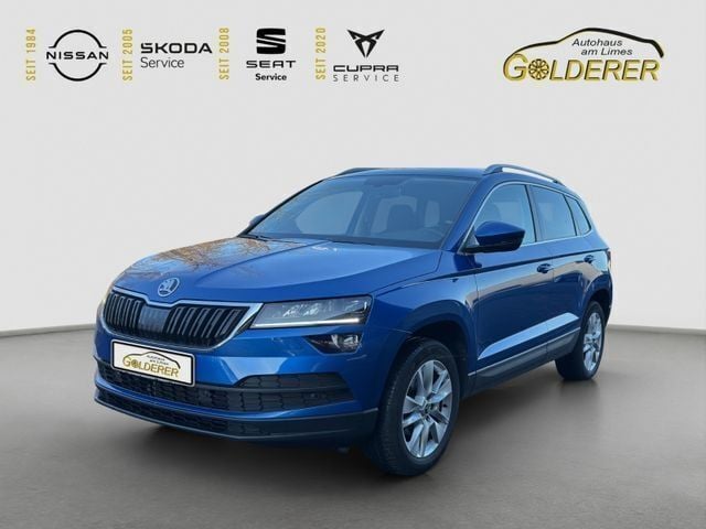 Raceblau metallic Gebraucht 2019 Skoda Karoq Style SUV | 22.890 € (Fairer Preis) - Bild 1/4