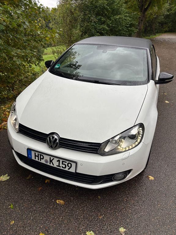Weiß Gebraucht 2013 VW Golf Cabriolet Exclusive Cabrio | 6.200 € (Superpreis) - Bild 1/4