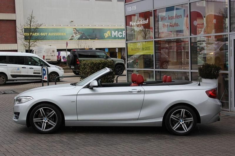 Gebraucht BMW 218 Sport Line 150 PS (110 kW) 2015 Silber Cabrio
