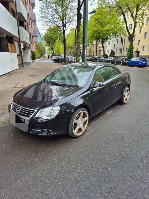 Schwarz Gebraucht 2008 VW Eos Cabrio | 2.900 € (Superpreis) - Bild 1/4