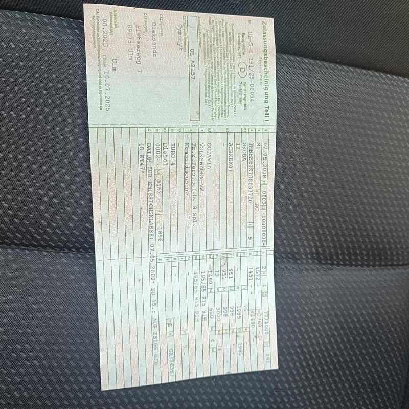 Gebraucht Skoda Octavia 105 PS (77 kW) 2008 Blau Kombi