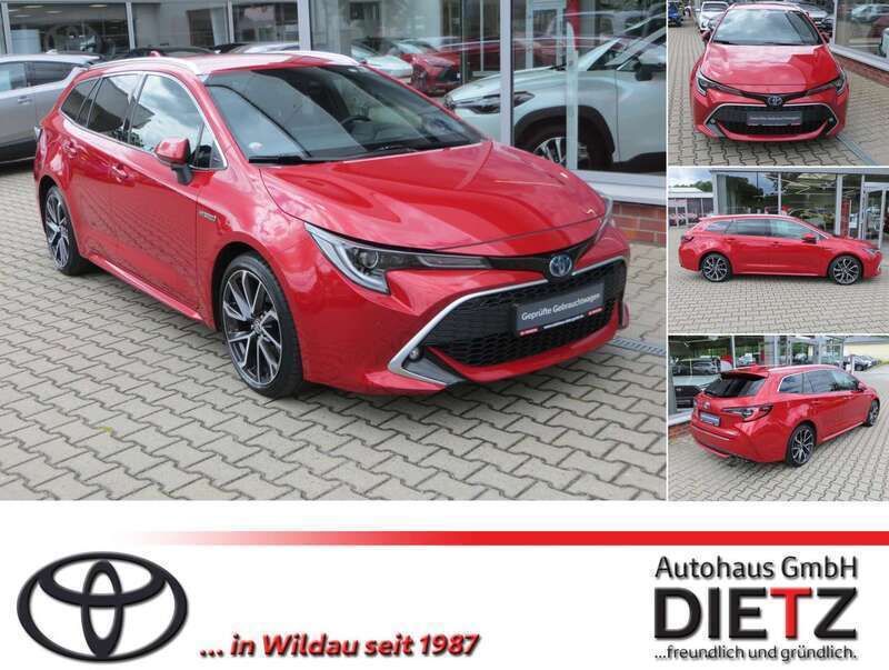Karminarot metallic Gebraucht 2020 Toyota Corolla Basis Kombi | 19.900 € (Guter Preis) - Bild 1/4