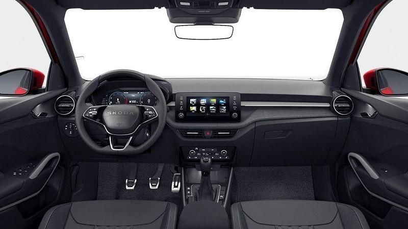 Nowe Skoda Fabia Dynamic 116 KM (85 kW) 2026 Czerwony Hatchback