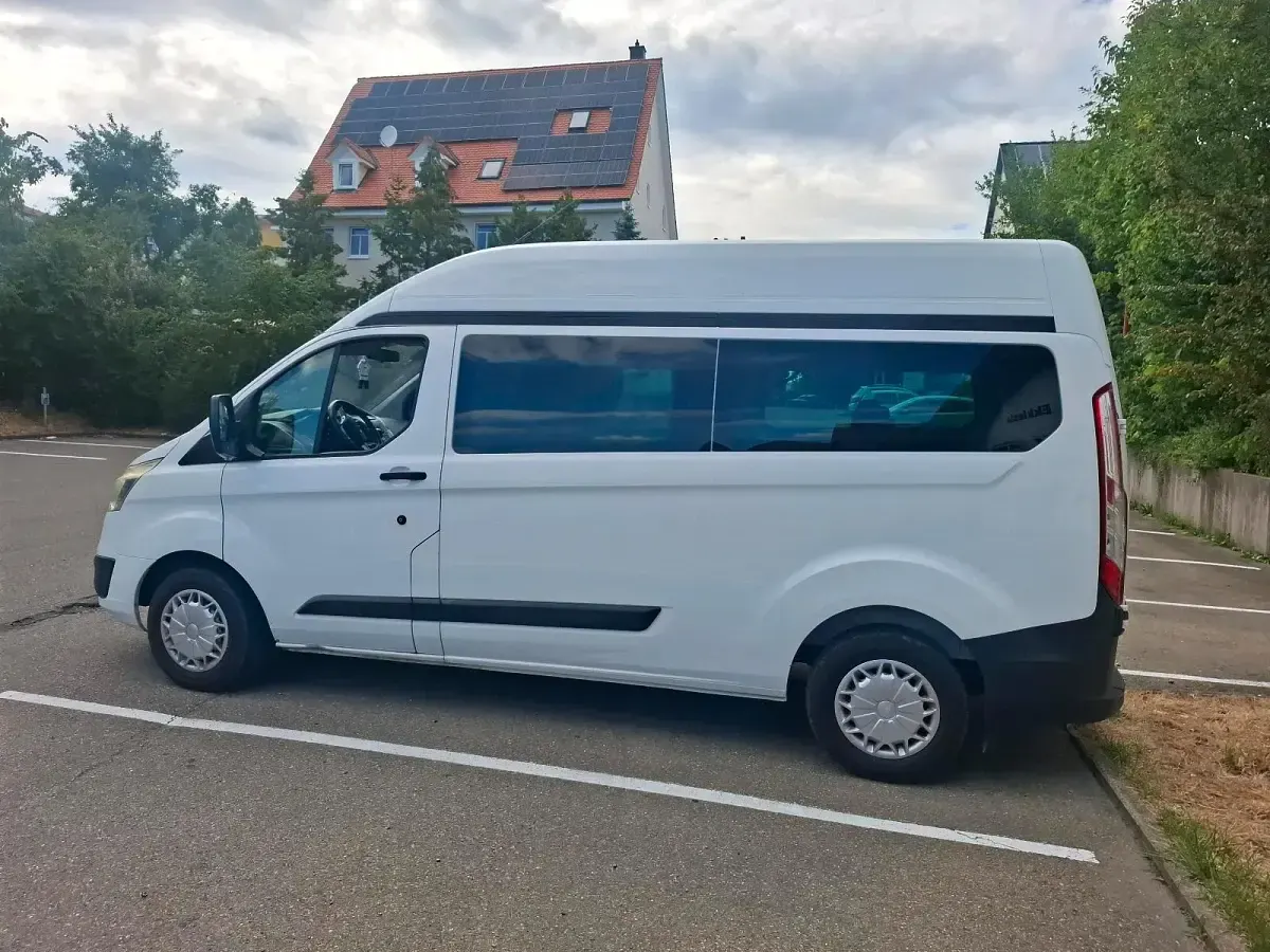 Gebraucht Ford Transit Custom 105 PS (77 kW) 2014 Blau Van / Kleinbus