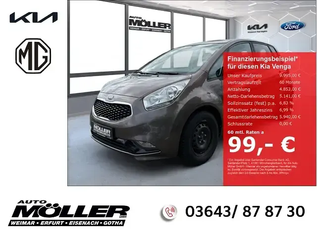Gebraucht Kia Venga 90 PS (66 kW) 2017 Kleinwagen