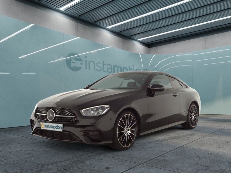 Schwarz Gebraucht 2021 Mercedes E450 AMG Coupé | 76.980 € - Bild 1/3