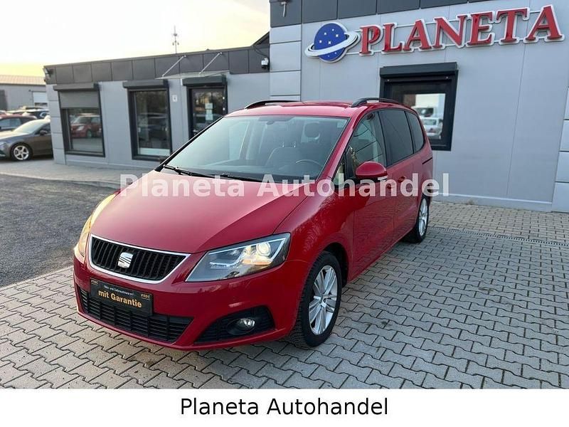 Gebraucht Seat Alhambra Style 140 PS (102 kW) 2014 "salsa" rot Van / Kleinbus