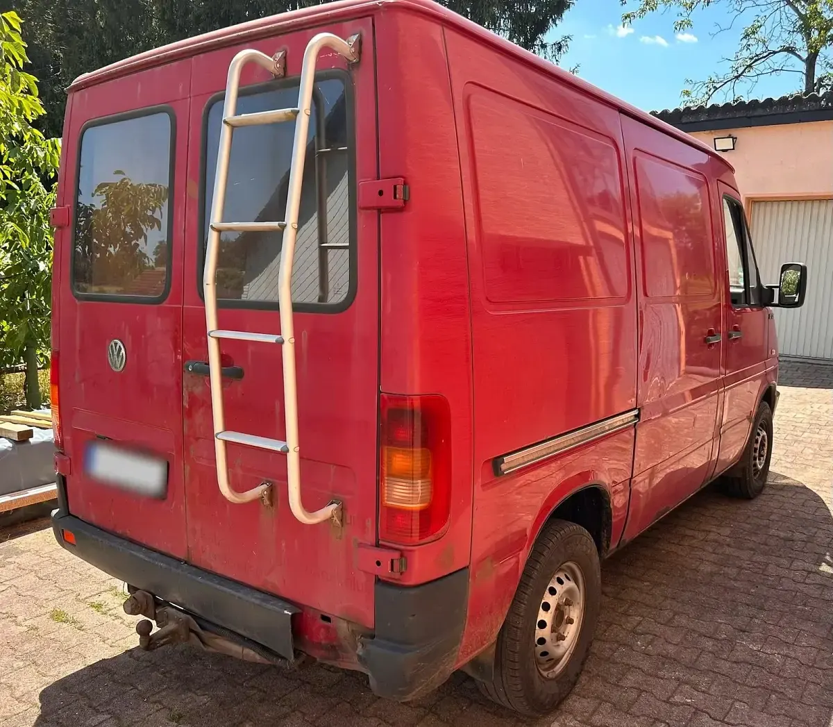 Gebraucht VW LT 109 PS (80 kW) 2001 Rot Van / Kleinbus