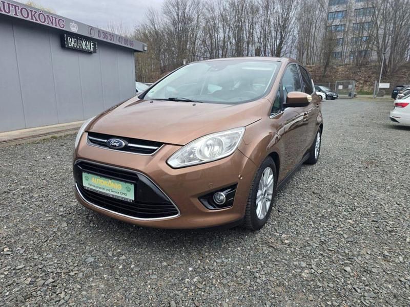 Gebraucht Ford C-MAX Titanium 125 PS (91 kW) 2014 Braun Van / Kleinbus