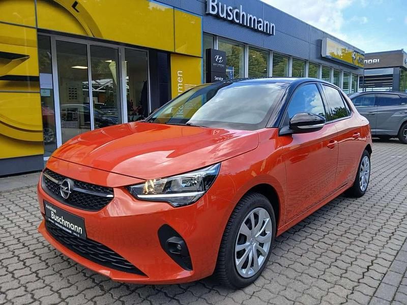 Power orange met./dach diamant Gebraucht 2022 Opel Corsa-e Edition+ Kleinwagen | 16.290 € (Fairer Preis) - Bild 1/3