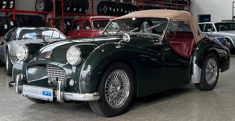 Gebraucht Triumph TR2 90 PS (66 kW) 1956 British racing green Cabrio