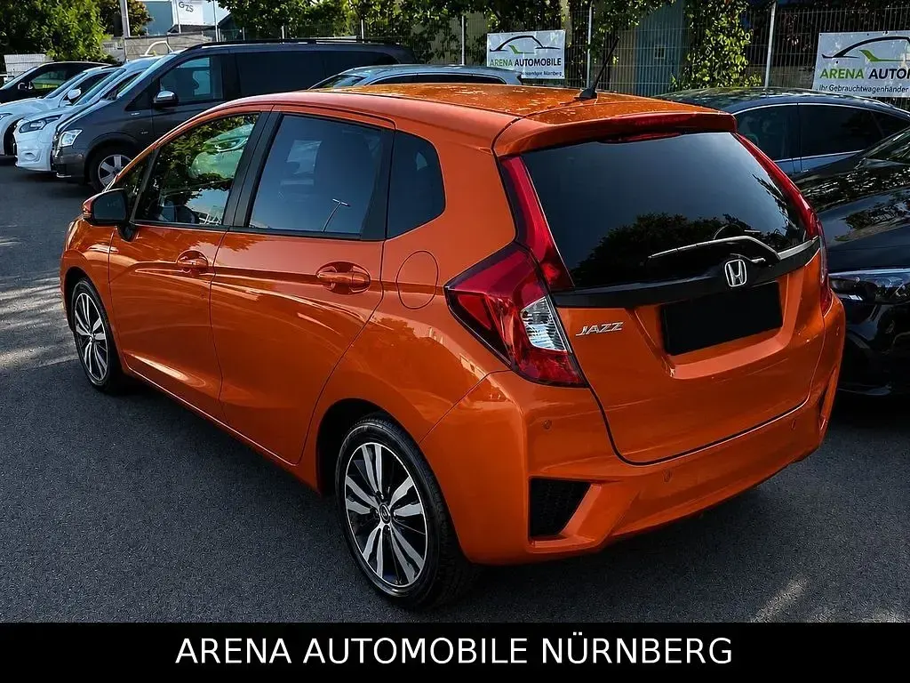 Gebraucht Honda Jazz Elegance 102 PS (75 kW) 2017 Orange Kleinwagen