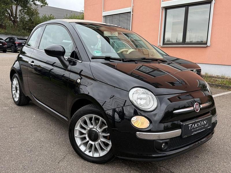Schwarz Gebraucht 2013 Fiat 500C Lounge Cabrio | 7.990 € (Fairer Preis) - Bild 1/4