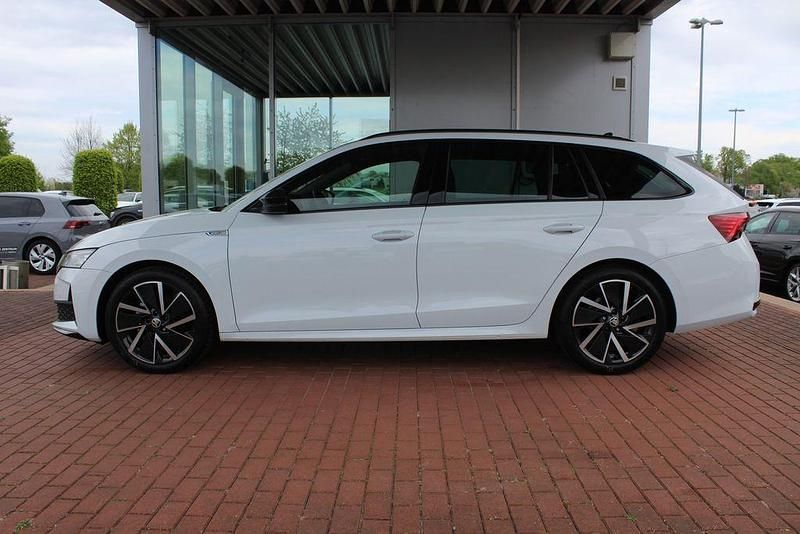 Gebraucht Skoda Octavia SportLine 150 PS (110 kW) 2024 Moonweiß perleffekt Kombi