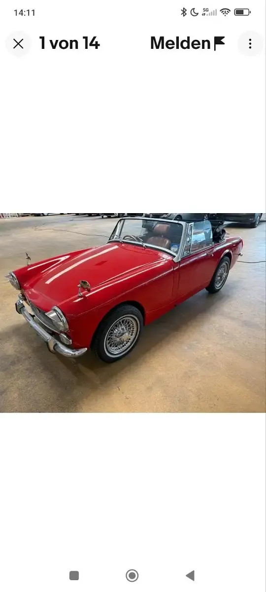 Occasion MG Midget 67 ch (49 kW) 1972 Rouge Cabriolet