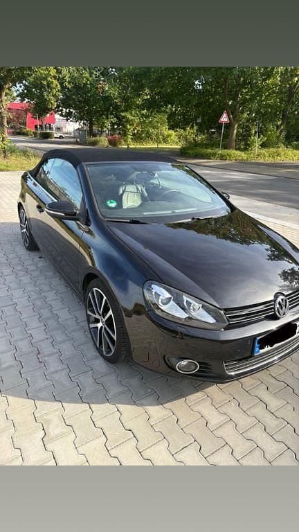 Schwarz Gebraucht 2012 VW Golf Cabriolet Cabrio | 9.900 € (Guter Preis) - Bild 1/4
