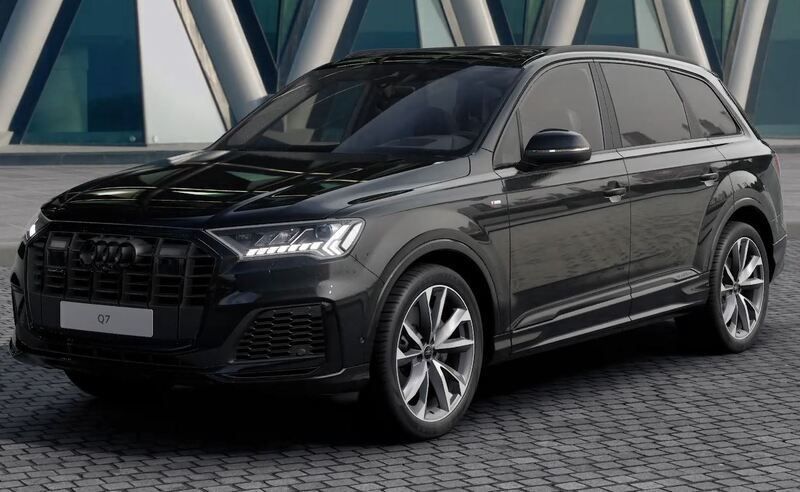 Mythosschwarz metallic Gebraucht 2023 Audi Q7 S-Line SUV | 67.660 € (Fairer Preis) - Bild 1/4