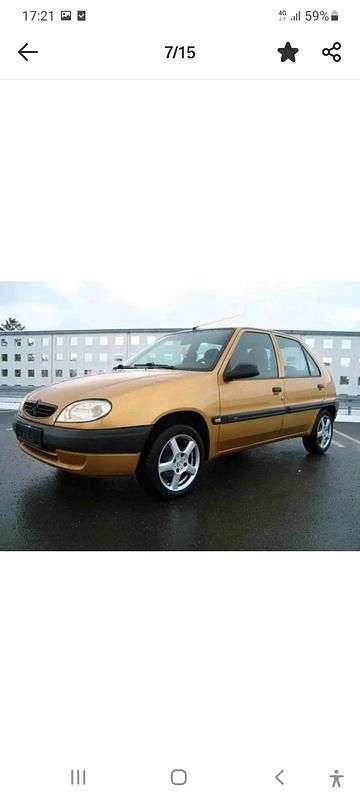 Gebraucht Citroën Saxo 75 PS (55 kW) 2000 Gelb Kleinwagen