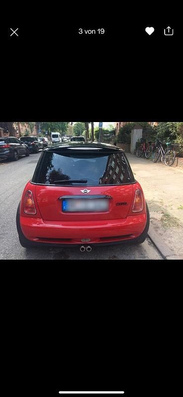 Rot Gebraucht 2002 Mini Cooper S Kleinwagen | 3.300 € (Fairer Preis) - Bild 1/4