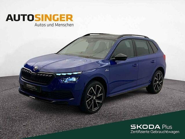 Energy blau Gebraucht 2022 Skoda Kamiq Monte Carlo SUV | 21.840 € (Etwas zu teuer) - Bild 1/2