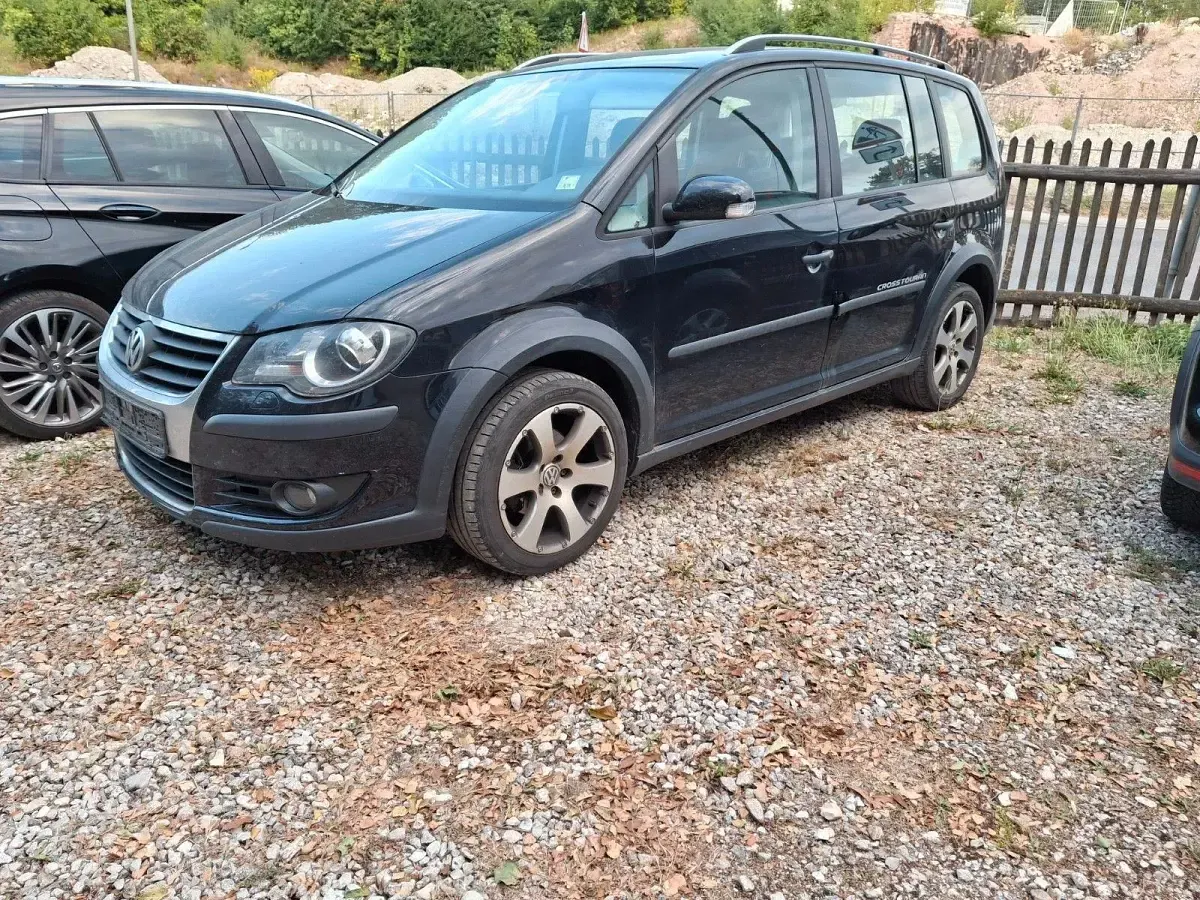 Gebraucht VW Touran Trendline 105 PS (77 kW) 2007 Schwarz Van / Kleinbus
