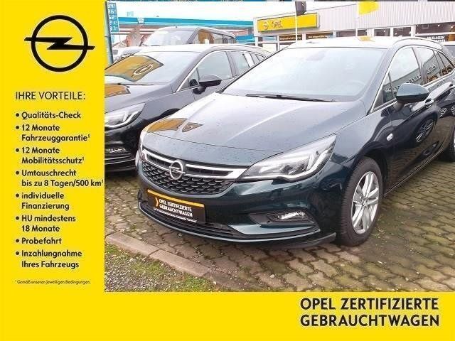 Gebraucht Opel Astra Dynamic 125 PS (91 kW) 2016 Schwarz metallic Kombi