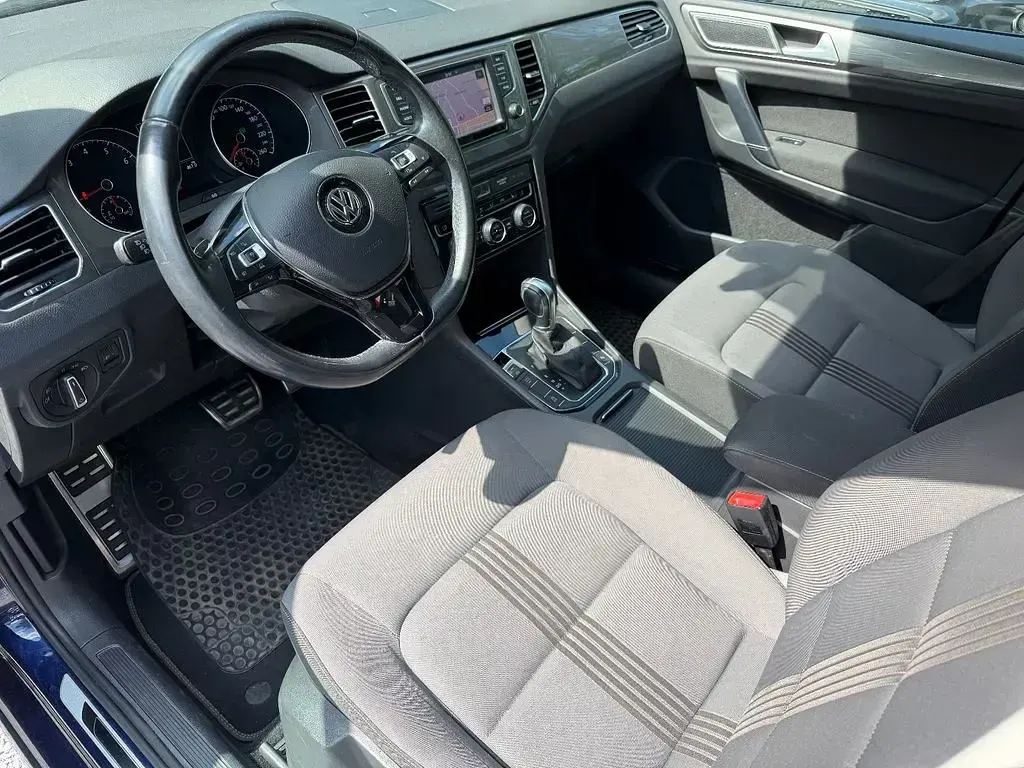 Gebraucht VW Golf Sportsvan Allstar 125 PS (91 kW) 2017 Blau Van / Kleinbus