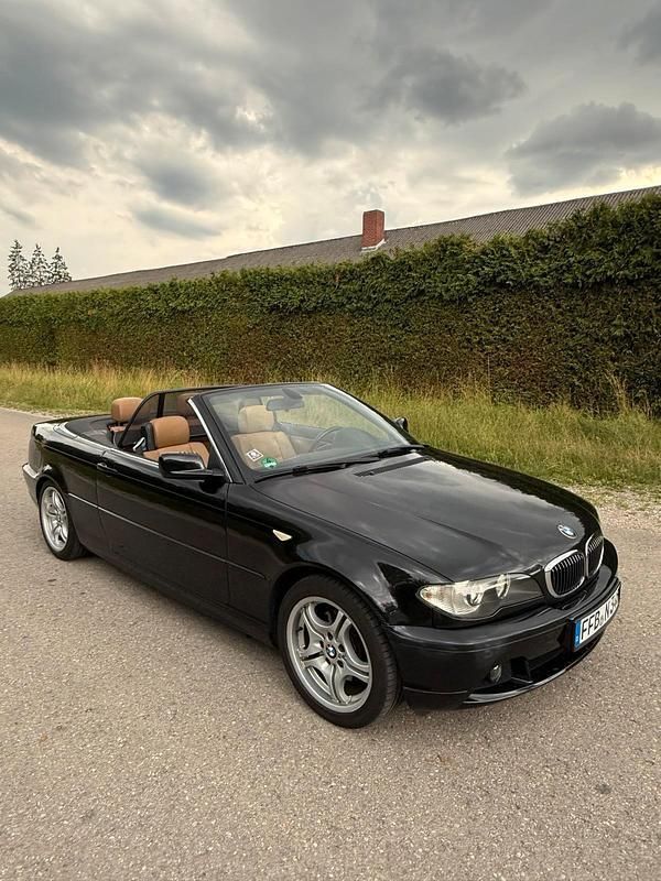 Schwarz Gebraucht 2004 BMW 320 Cabriolet Cabrio | 6.500 € (Guter Preis) - Bild 1/4