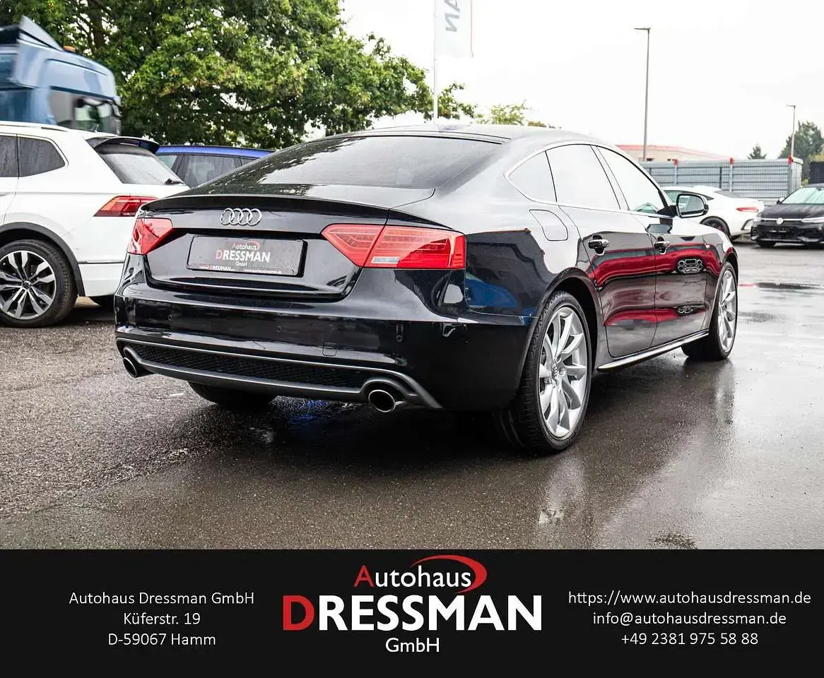 Gebraucht Audi A5 Sportback S-Line 170 PS (125 kW) 2012 Phantomschwarz perleffekt Kleinwagen