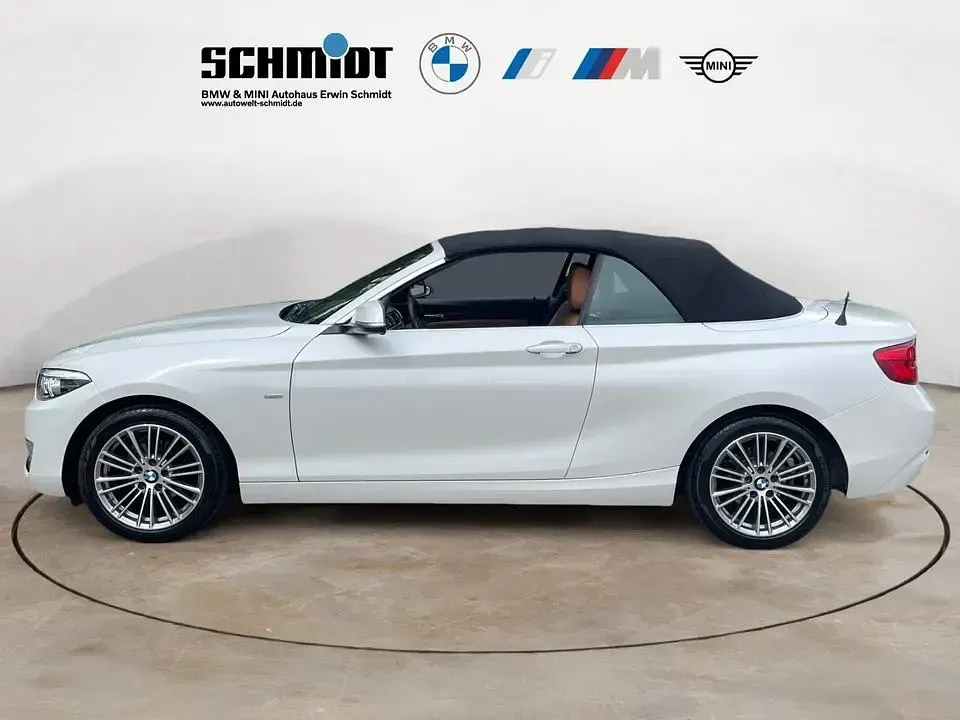 Gebraucht BMW 218 Luxury Line 136 PS (100 kW) 2018 Weiß Cabrio
