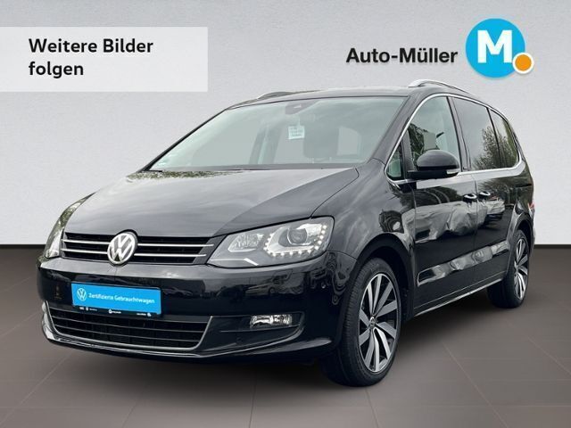 Schwarz Gebraucht 2016 VW Sharan Comfortline Van / Kleinbus | 27.770 € (Teuer) - Bild 1/4