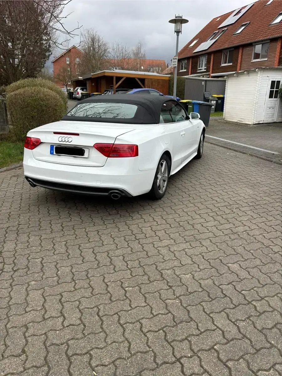 Usata Audi A5 Cabriolet S-Line 245 CV (180 kW) 2014 Bianco Cabrio
