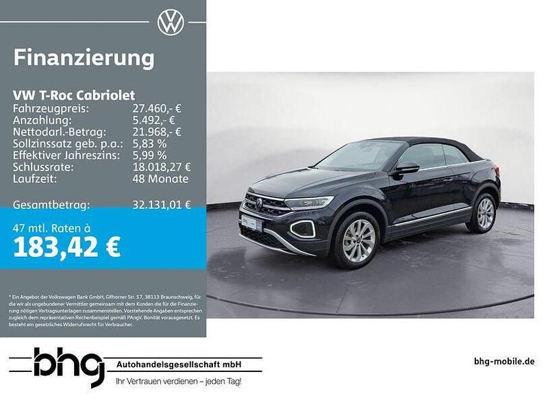 Gebraucht VW T-Roc Style 116 PS (85 kW) 2025 Schwarz SUV