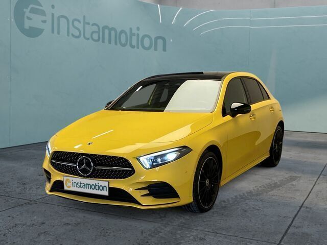 Gelb Gebraucht 2022 Mercedes A250 AMG Limousine | 29.900 € (Fairer Preis) - Bild 1/2