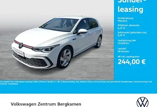 Gebraucht VW Golf VIII GTI 245 PS (180 kW) 2023 Weiß Limousine