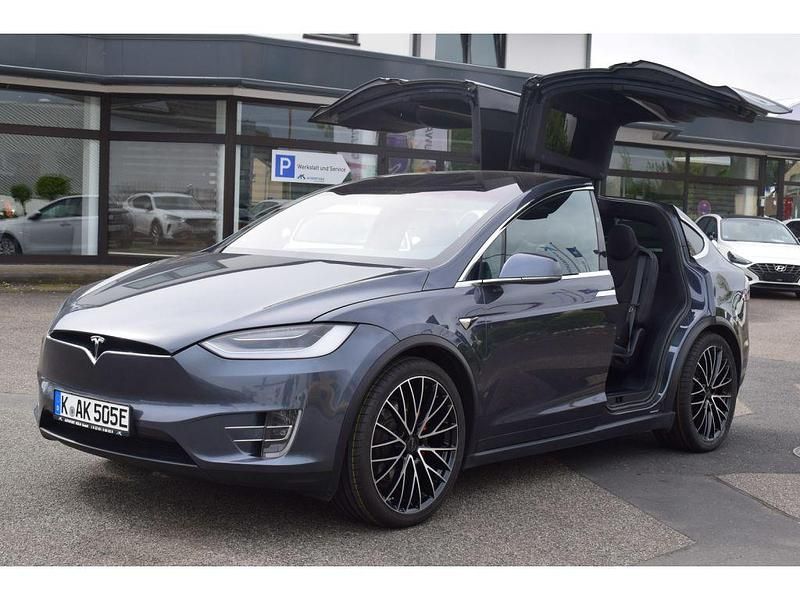 Gebraucht Tesla Model X Performance 584 kW (795 PS) 2020 Grau metallic (metallic) SUV