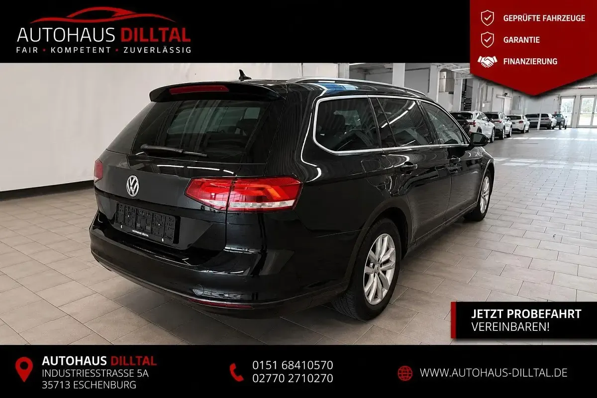 Gebraucht VW Passat Comfortline 150 PS (110 kW) 2018 Schwarz Kombi