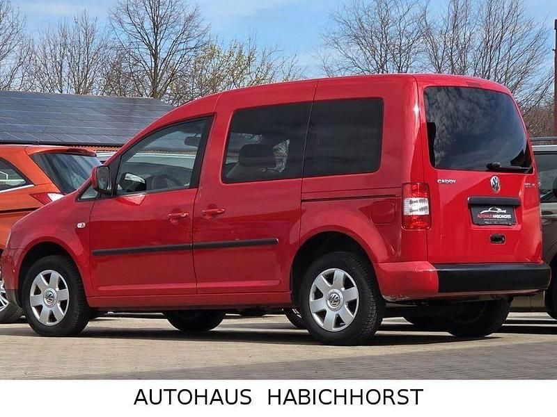 Gebraucht VW Caddy Life 102 PS (75 kW) 2009 Rot Van / Kleinbus