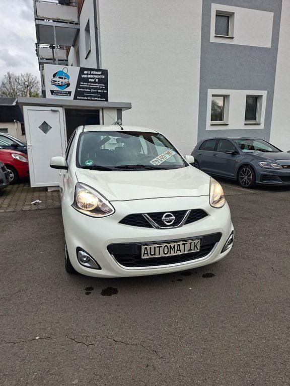 Gebraucht Nissan Micra Acenta 98 PS (72 kW) 2013 Weiß Kleinwagen
