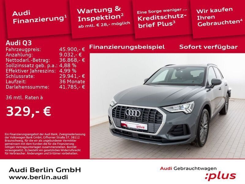 Nanograu metallic Gebraucht 2024 Audi Q3 Ambiente SUV | 45.900 € (Teuer) - Bild 1/3