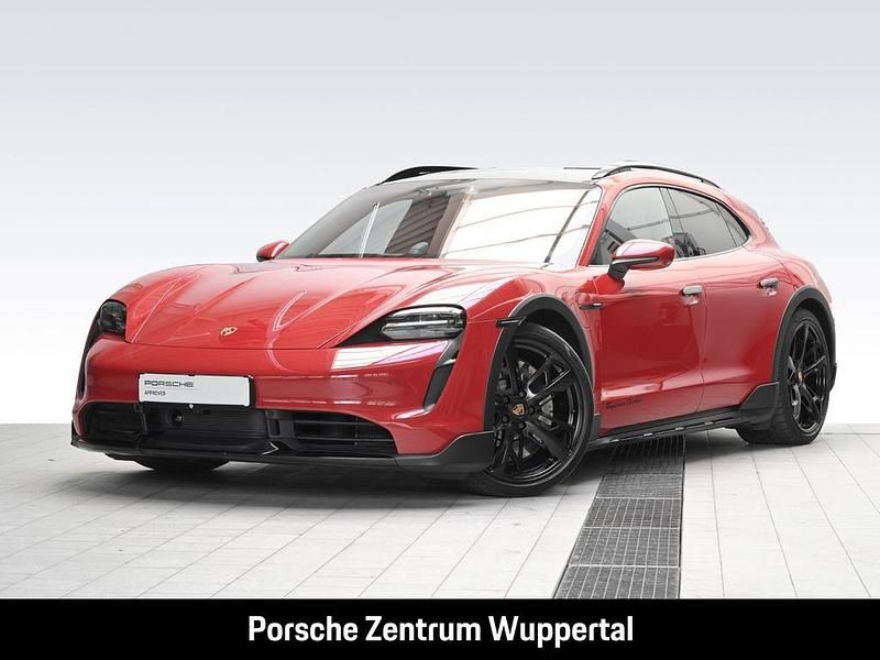 Rot Gebraucht 2022 Porsche Taycan Turbo Cross Turismo Limousine | 84.690 € (Etwas zu teuer) - Bild 1/4