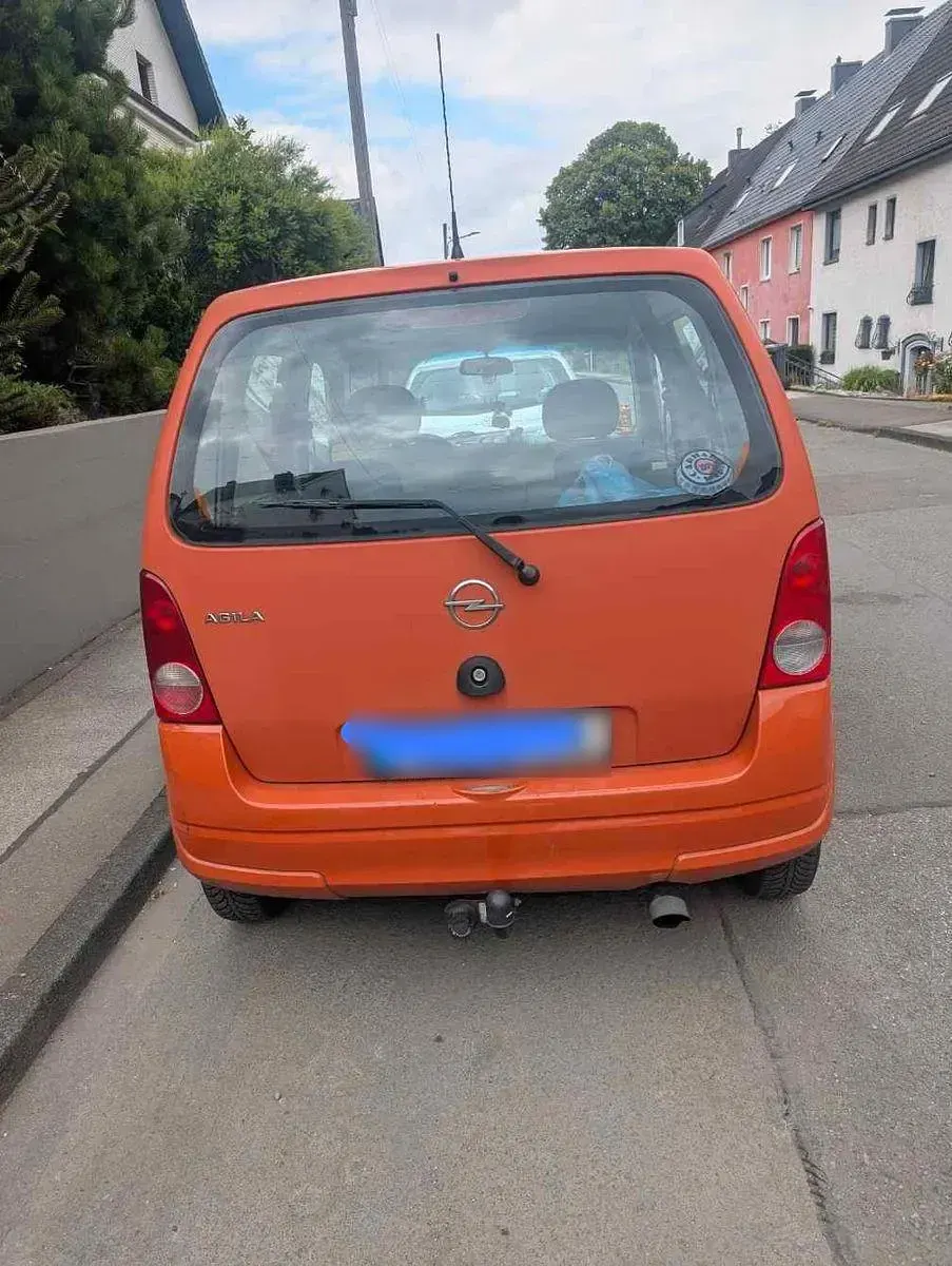 Gebraucht Opel Agila 60 PS (44 kW) 2005 Orange Van / Kleinbus