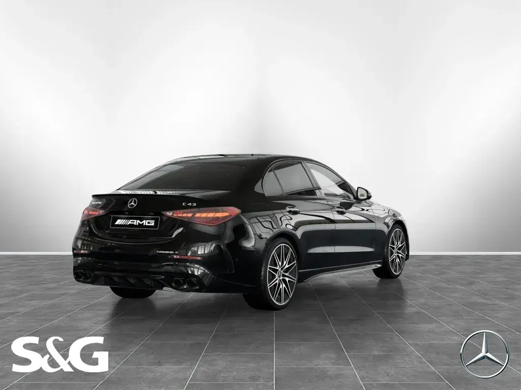 Gebraucht Mercedes C43 AMG AMG 408 PS (300 kW) 2025 Metalliclack obsidianschwarz Limousine