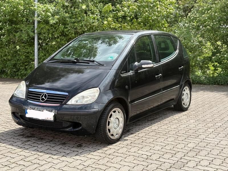 Schwarz Gebraucht 2003 Mercedes A140 Kleinwagen | 1.050 € - Bild 1/4