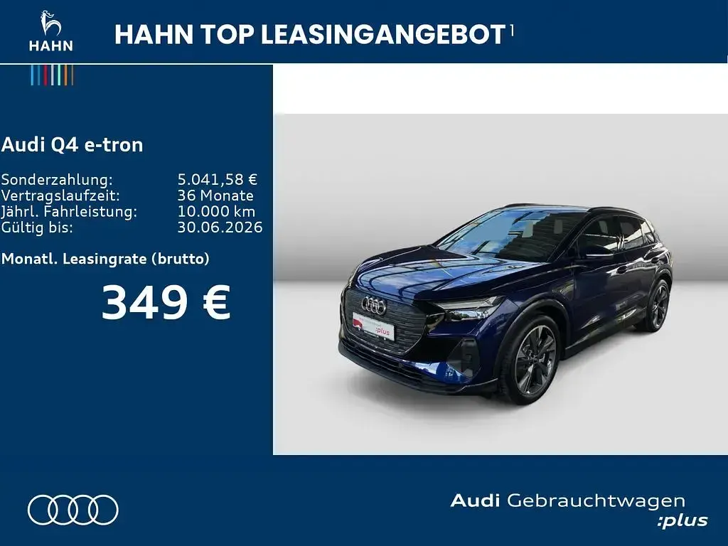 Gebraucht Audi Q4 e-tron Advanced 210 kW (286 PS) 2025 Blau SUV