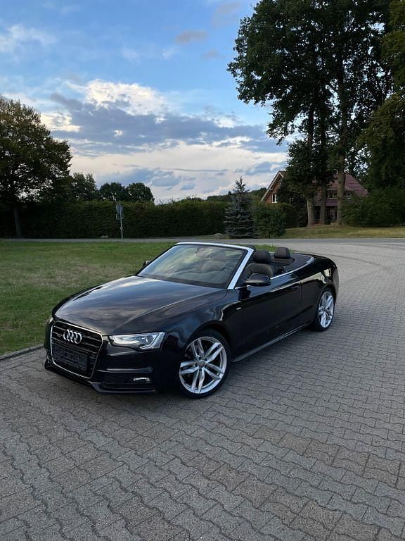 Schwarz Gebraucht 2014 Audi A5 Cabriolet S-Line Cabrio | 15.200 € (Guter Preis) - Bild 1/4