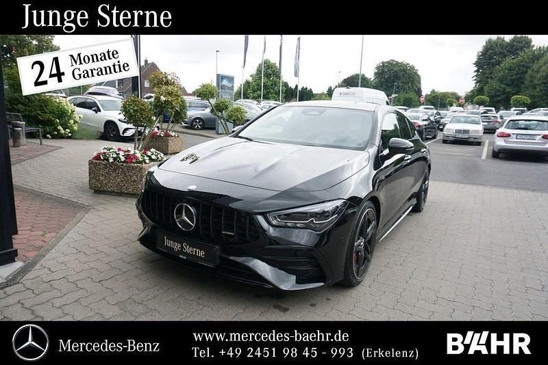 Lack kosmosschwarz (metallic) Gebraucht 2024 Mercedes CLA35 AMG Night Kombi | 48.750 € (Fairer Preis) - Bild 1/4