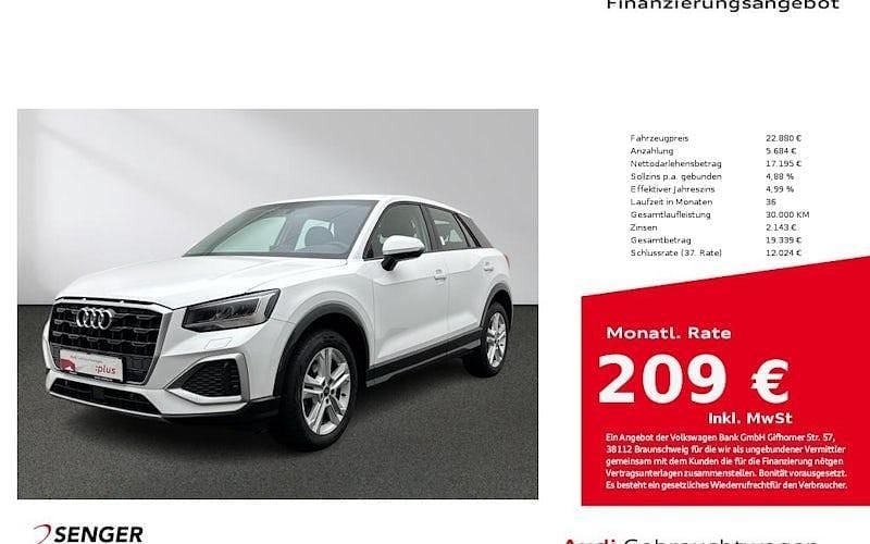 Ibisweiß Gebraucht 2022 Audi Q2 Advanced Plus SUV | 22.880 € (Fairer Preis) - Bild 1/4
